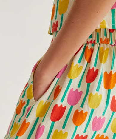 COMPAÑÍA FANTÁSTICA | TULIP FIELD PANTS - WHITE