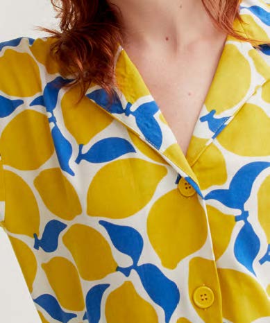 COMPAÑÍA FANTÁSTICA | LEMON SS BLOUSE - YELLOW