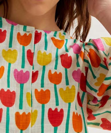 COMPAÑÍA FANTÁSTICA | TULIP FIELD MS BLOUSE - WHITE