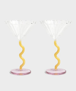 &k | COUPE CURVE - YELLOW & PINK (1pc)