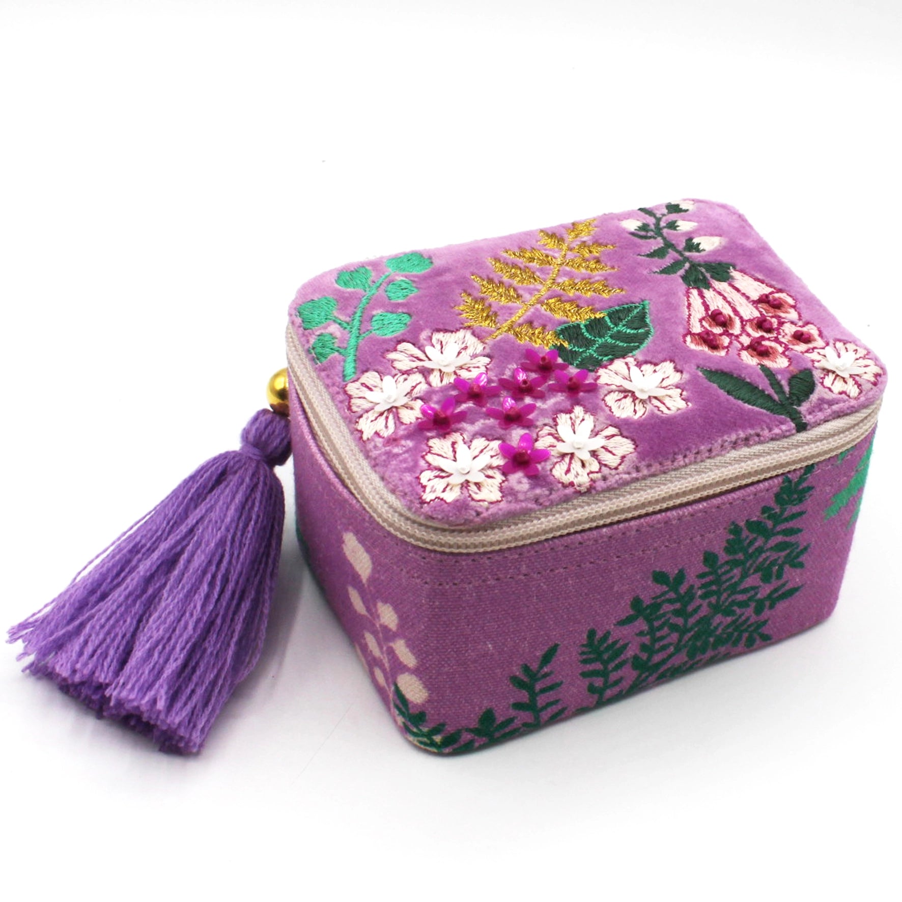 POSY TRINKET BOX - PURPLE