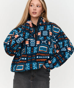 FLEECE PULLY - BLUE