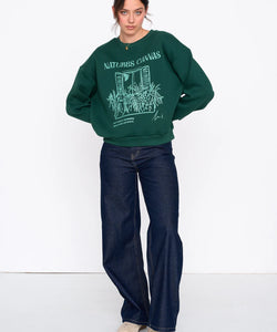 NATURES CANVAS SWEATER - GREEN