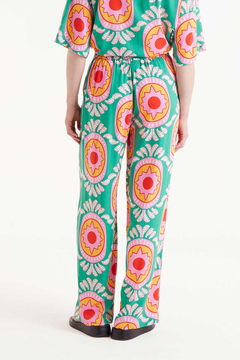 COMPAÑÍA FANTÁSTICA | CURITIBA PRINT PANTS - GREEN