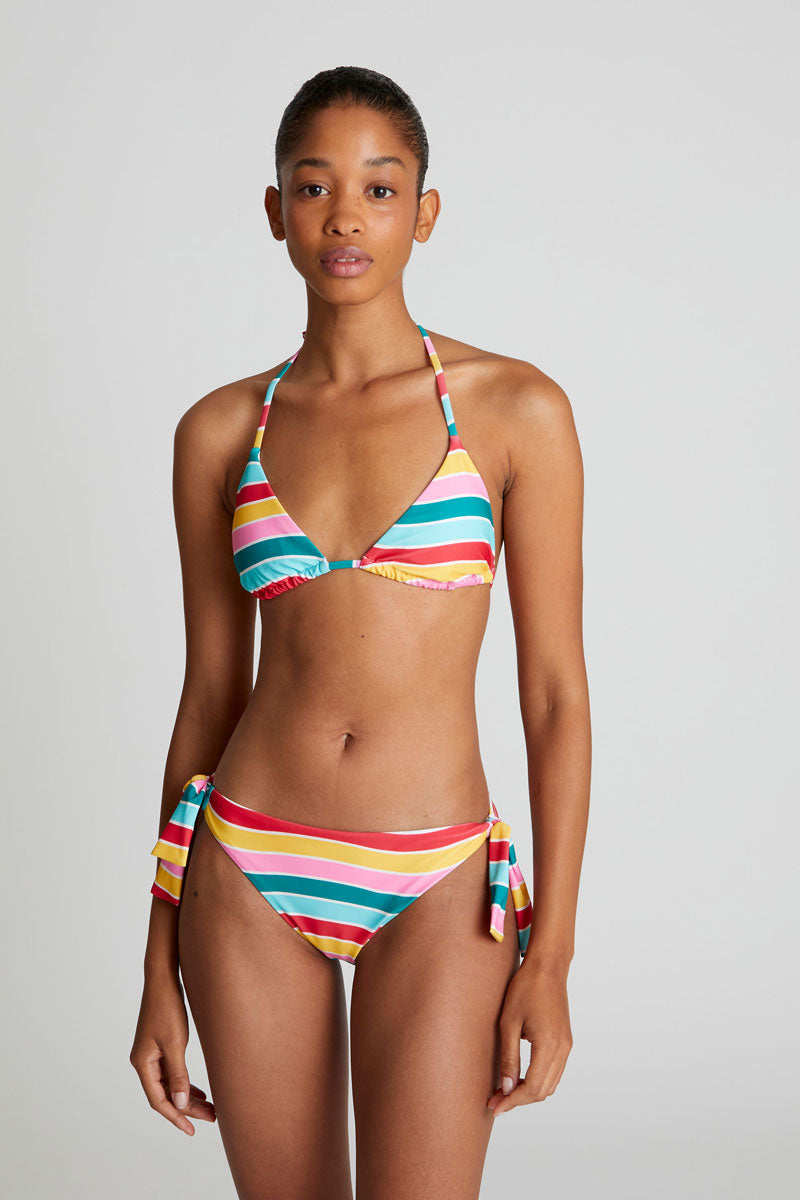 COMPAÑÍA FANTÁSTICA | LOLLYPOP BIKINI TOP TRIANGLE - MULTICOLOR