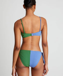 COMPAÑÍA FANTÁSTICA | BIPOLAR BIKINI TOP - GREEN & BLUE