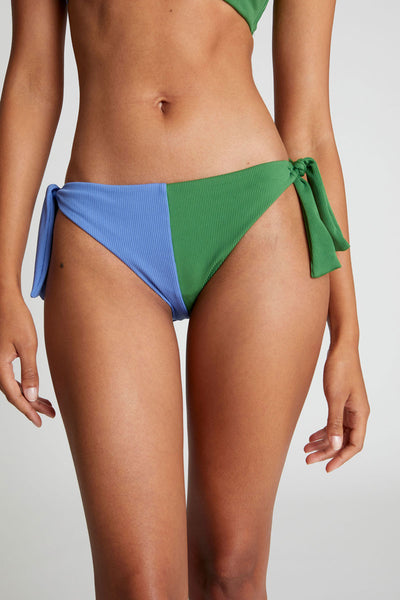 COMPAÑÍA FANTÁSTICA | BIPOLAR BIKINI BOTTOM BRIEFS - GREEN & BLUE