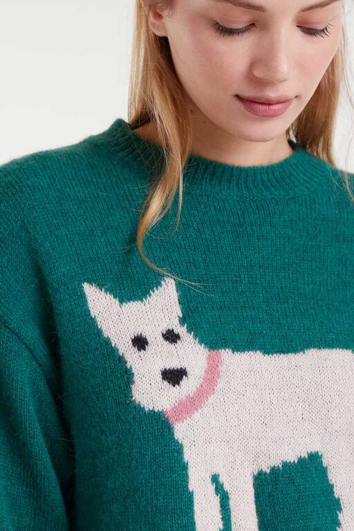 COMPAÑÍA FANTÁSTICA | SCHNAUZER PULLOVER - GREEN