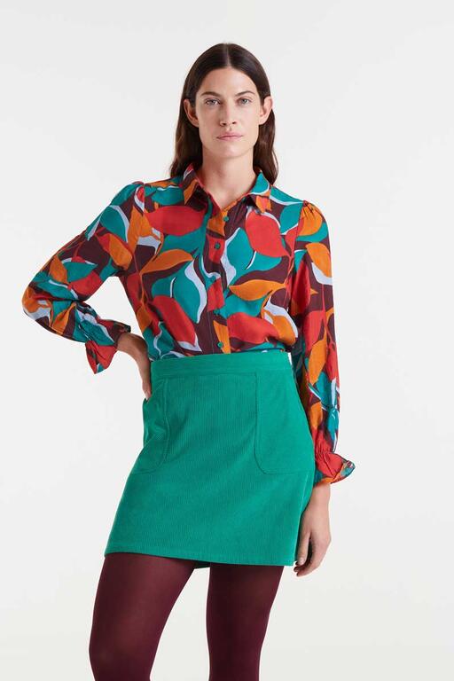 COMPAÑÍA FANTÁSTICA | LEAFS BLOUSE - MULTICOLOR