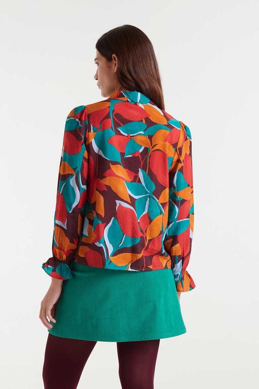 COMPAÑÍA FANTÁSTICA | LEAFS BLOUSE - MULTICOLOR