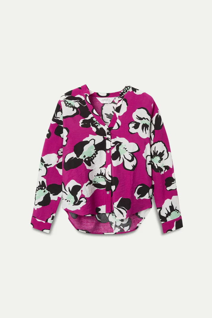 COMPAÑÍA FANTÁSTICA | PANSY BLOUSE - MAGENTA