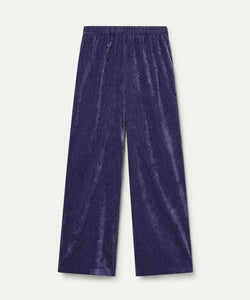 COMPAÑÍA FANTÁSTICA | VELVET COMFY TROUSERS - VIOLET