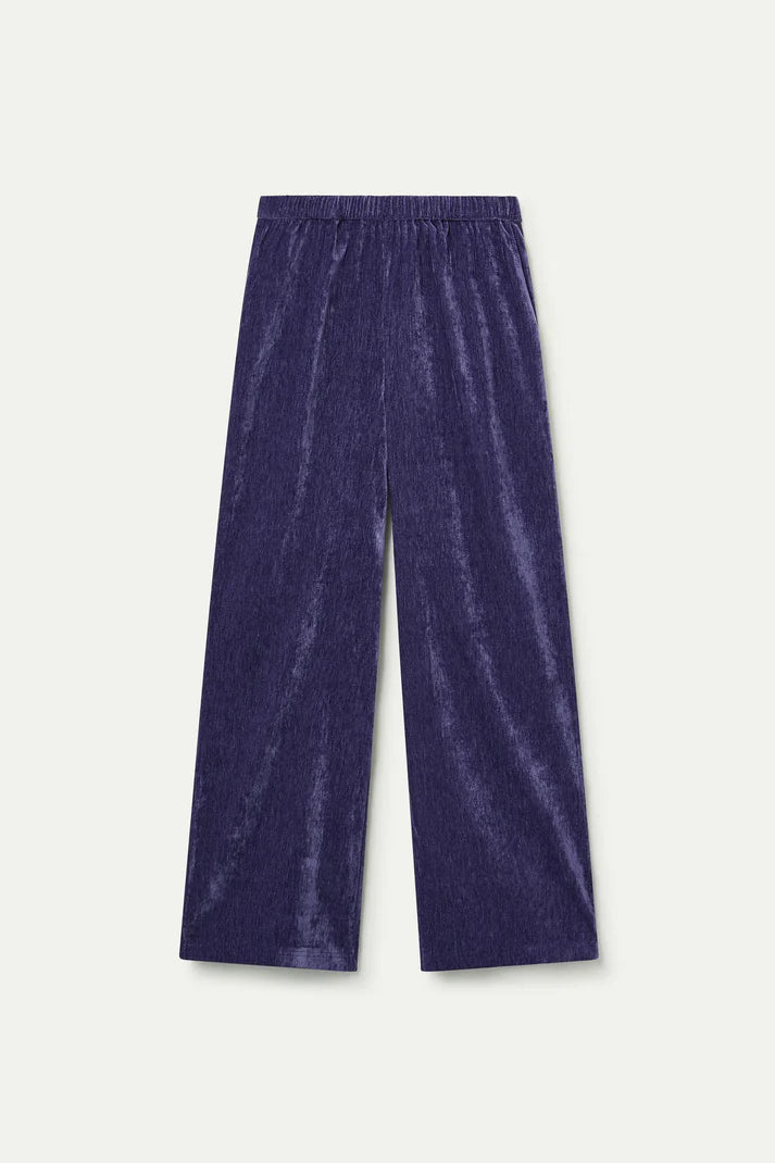 COMPAÑÍA FANTÁSTICA | VELVET COMFY TROUSERS - VIOLET