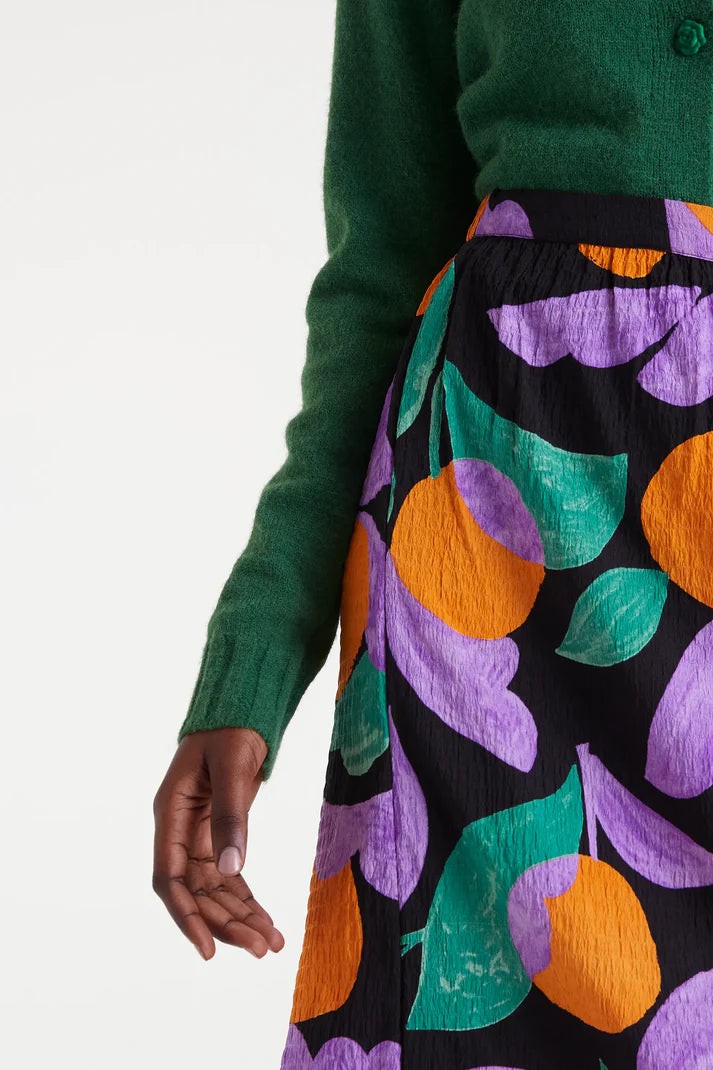 COMPAÑÍA FANTÁSTICA | APRICOT MIDI SKIRT - VIOLET