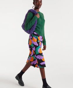 COMPAÑÍA FANTÁSTICA | APRICOT MIDI SKIRT - VIOLET