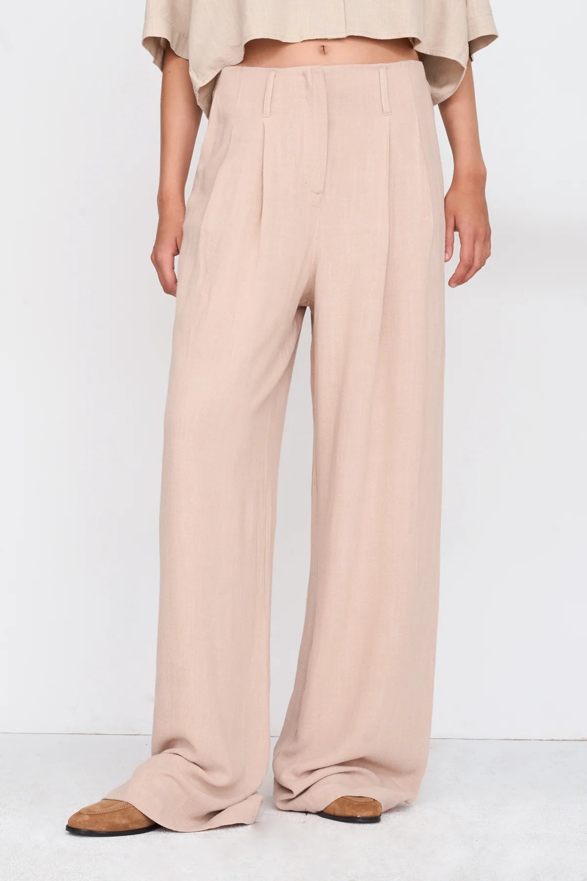 KAYLEE PANTALON PANTS EXTRA TALL - BEIGE