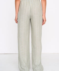 STRIPED PANTS - GREEN