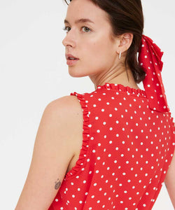 COMPAÑÍA FANTÁSTICA | ROSALIE WRAP TOP - RED
