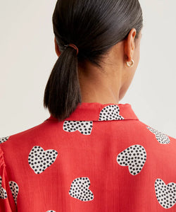COMPAÑÍA FANTÁSTICA | CUPID DOT SS BLOUSE - RED