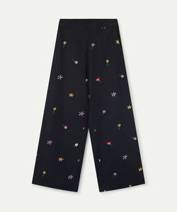 COMPAÑÍA FANTÁSTICA | FLOWERY PANTS - BLACK