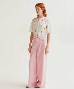COMPAÑÍA FANTÁSTICA | CHERRY BLOUSE - WHITE