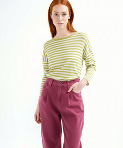COMPAÑÍA FANTÁSTICA | DIEKE STRIPED TEE - GREEN