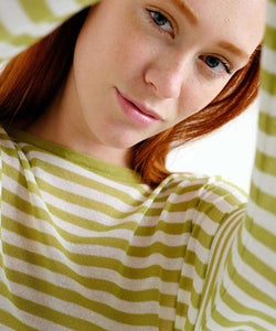 COMPAÑÍA FANTÁSTICA | DIEKE STRIPED TEE - GREEN