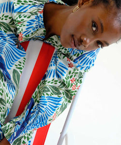 COMPAÑÍA FANTÁSTICA | FARM RIO BLOUSE - BLUE