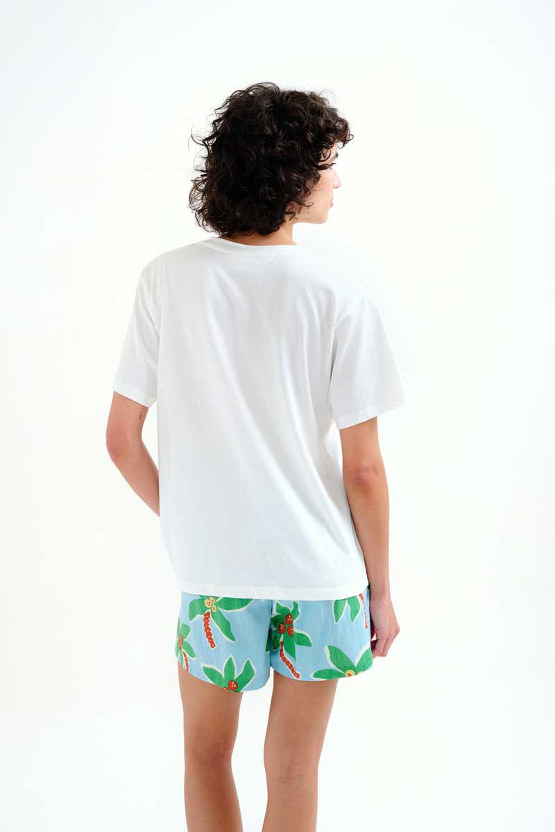 COMPAÑÍA FANTÁSTICA | PALM BEACH TEE - WHITE