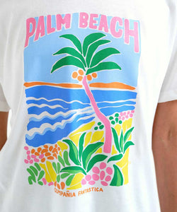 COMPAÑÍA FANTÁSTICA | PALM BEACH TEE - WHITE