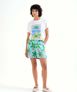 COMPAÑÍA FANTÁSTICA | PALM BEACH TEE - WHITE