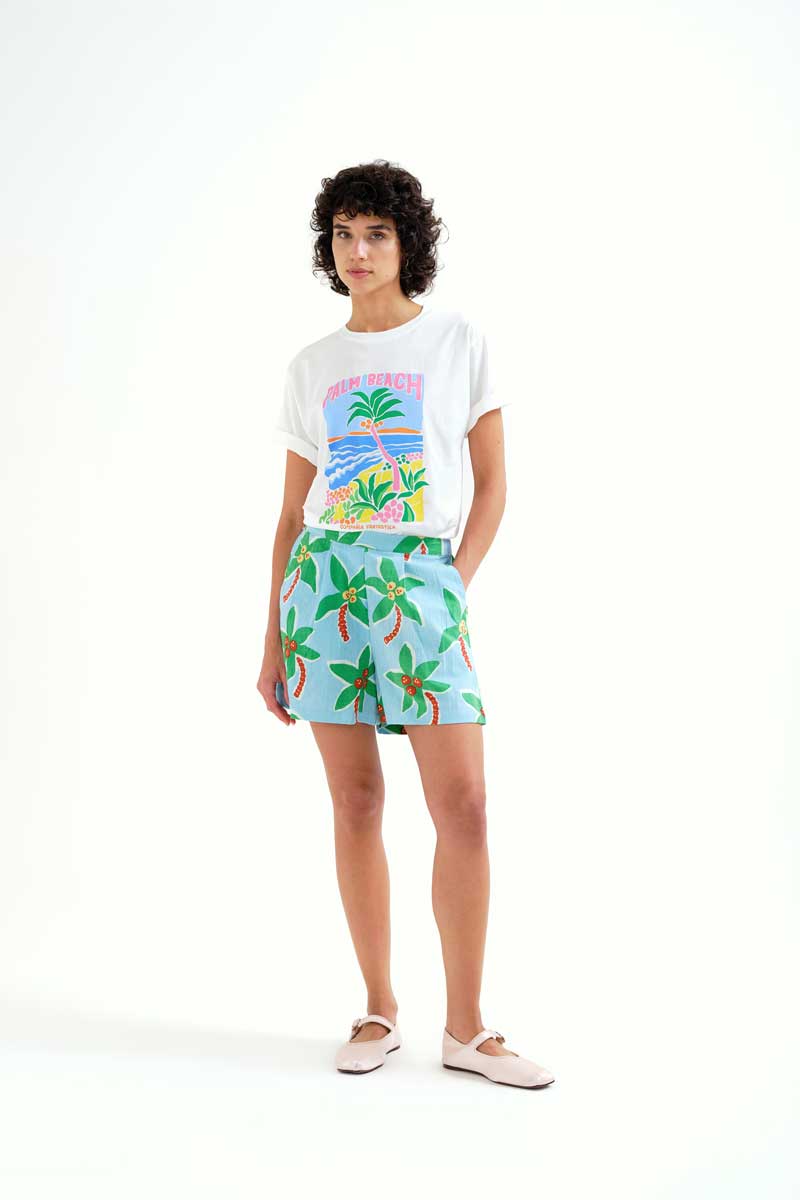 COMPAÑÍA FANTÁSTICA | PALM BEACH TEE - WHITE