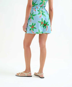 COMPAÑÍA FANTÁSTICA | SENA LEAVES SHORTS - BLUE