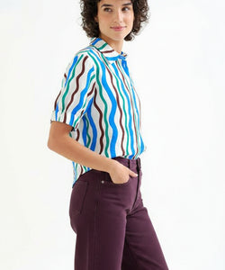 COMPAÑÍA FANTÁSTICA | DINA WAVEY BLOUSE - MULTI