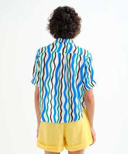 COMPAÑÍA FANTÁSTICA | DINA WAVEY BLOUSE - MULTI