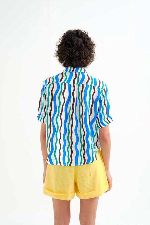 COMPAÑÍA FANTÁSTICA | DINA WAVEY BLOUSE - MULTI