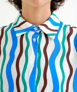 COMPAÑÍA FANTÁSTICA | DINA WAVEY BLOUSE - MULTI