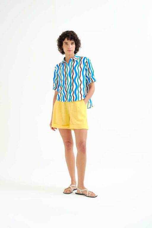 COMPAÑÍA FANTÁSTICA | DINA WAVEY BLOUSE - MULTI