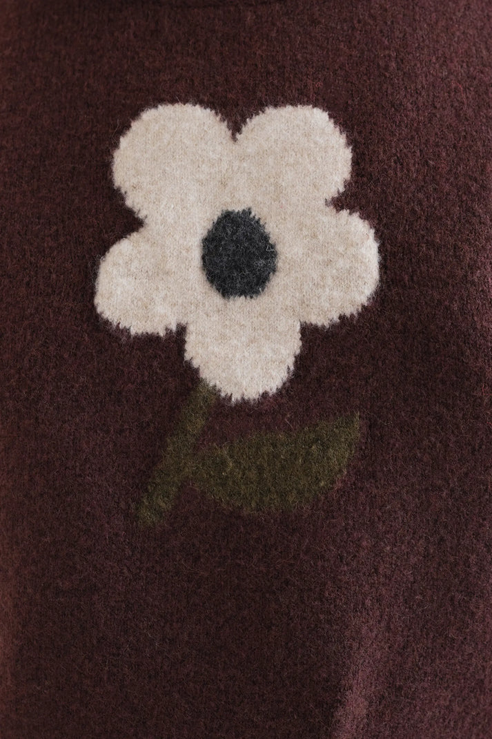 COMPAÑÍA FANTÁSTICA | TINE FLOWER VEST - BROWN