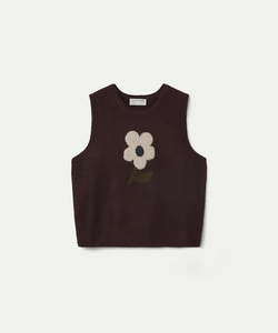 COMPAÑÍA FANTÁSTICA | TINE FLOWER VEST - BROWN