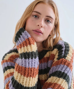 COMPAÑÍA FANTÁSTICA | HONEY STRIPED KNIT - MULTI