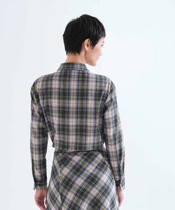 COMPAÑÍA FANTÁSTICA | LONNI CHECKED SHIRT - GREEN