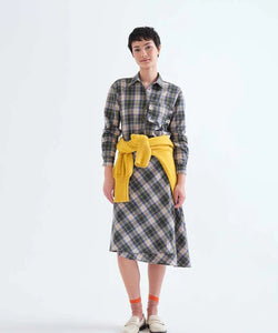 COMPAÑÍA FANTÁSTICA | LONNI CHECKED SHIRT - GREEN