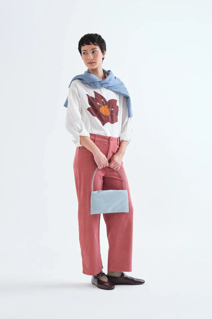 COMPAÑÍA FANTÁSTICA | PRINTED FLOWER BLOUSE - WHITE