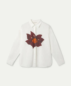 COMPAÑÍA FANTÁSTICA | PRINTED FLOWER BLOUSE - WHITE