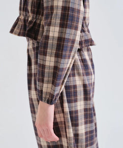 COMPAÑÍA FANTÁSTICA | BO CHECKED TOP - BROWN