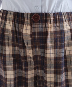 COMPAÑÍA FANTÁSTICA | BO CHECKED TROUSERS - BROWN