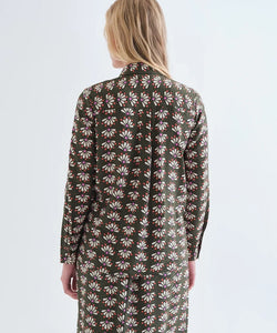 COMPAÑÍA FANTÁSTICA | JOSHY GEOMETRIC BLOUSE - GREEN