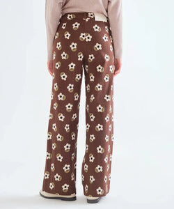 COMPAÑÍA FANTÁSTICA | FRIEKE PRINTED PANTS - BROWN