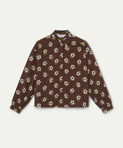COMPAÑÍA FANTÁSTICA | FRIEKE PRINTED BLOUSE - BROWN